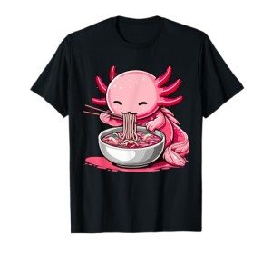 Kawaii Axolotl Eating Ramen Plush Toy