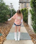 Kawaii Oversized Pink T-Shirt for Girls