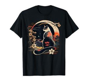 Kawaii Cat Anime Retro T-Shirt for All Ages