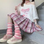 Kawaii Off Shoulder Graphic Tee - Sweet Style