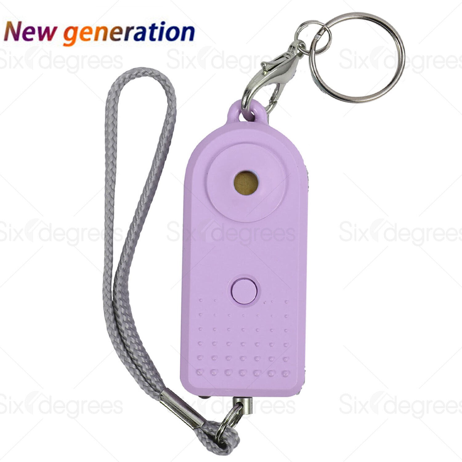 140DB Personal Alarm Keychain with LED Light