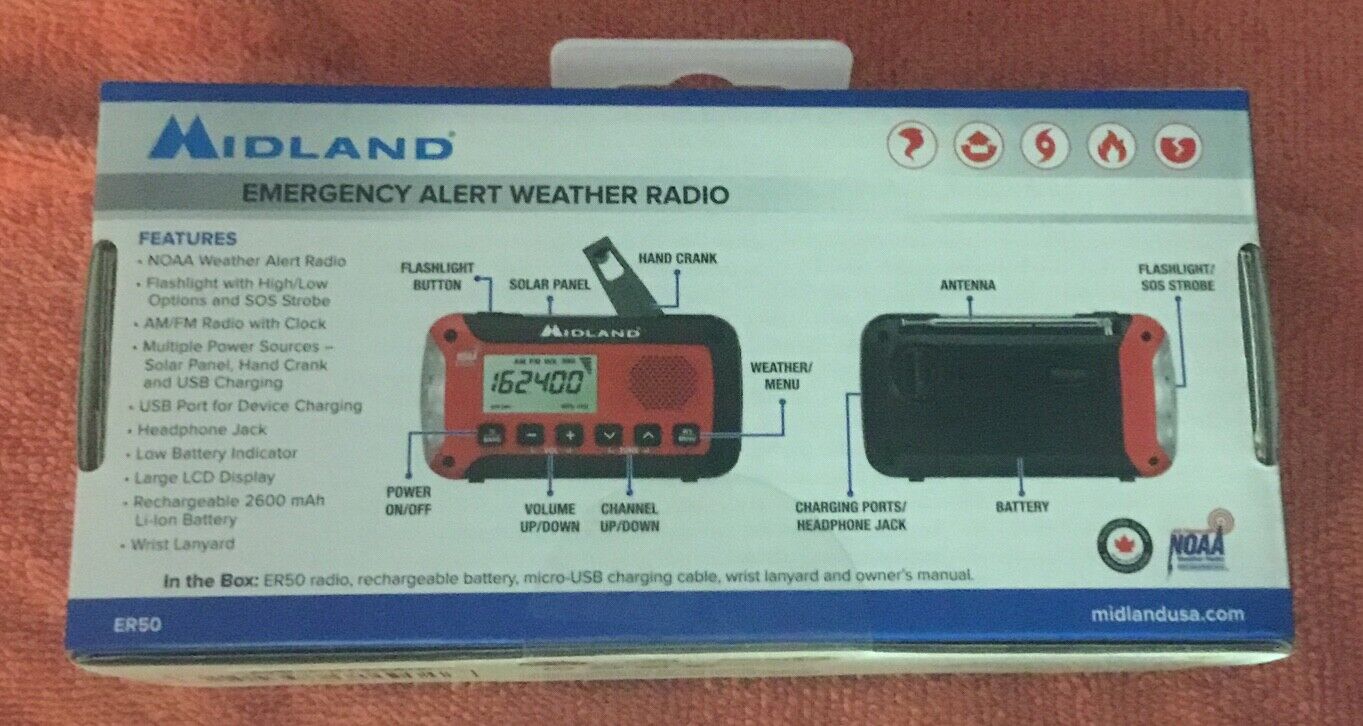 Midland Solar Hand Crank Emergency Radio