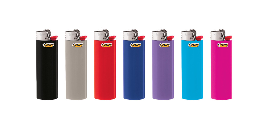 BIC Classic Lighter 5-Pack, Assorted Colors