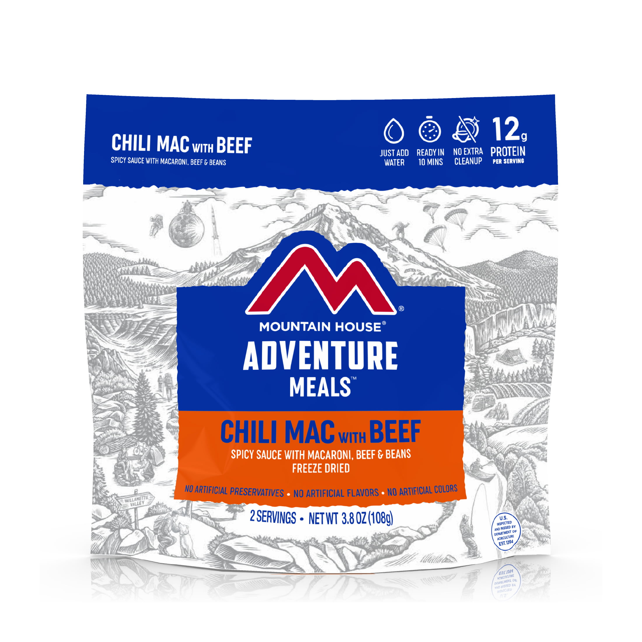 Freeze-dried Chili Mac with Beef for Preppers