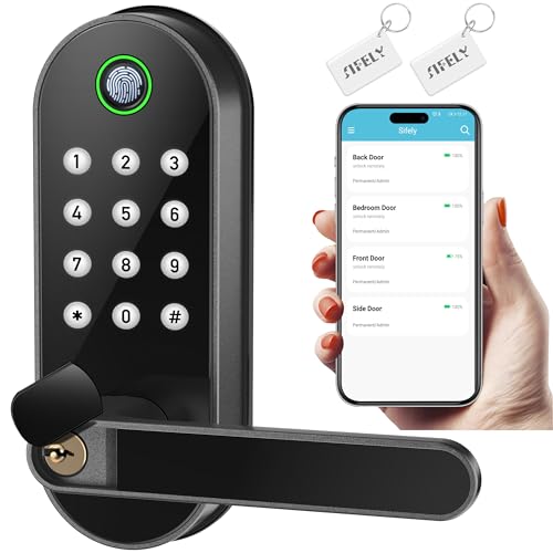 Sifely Fingerprint Smart Door Lock - Keyless Entry