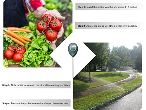 XLUX Soil Moisture Meter for Indoor and Outdoor Plants