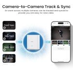 AOSU 2K Solar Wireless Outdoor Security Camera Kit