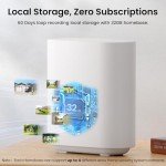 AOSU 2K Solar Wireless Outdoor Security Camera Kit