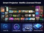 GooDee 4K Smart Projector with 5G WiFi & Bluetooth