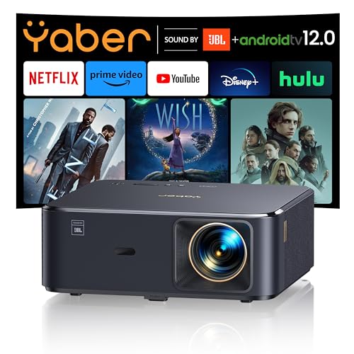 YABER K2s 4K Outdoor Projector with Android TV