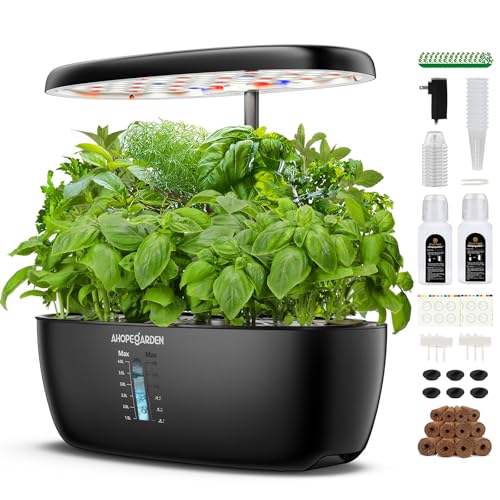 12-Pod Indoor Hydroponics Growing System with LED Light