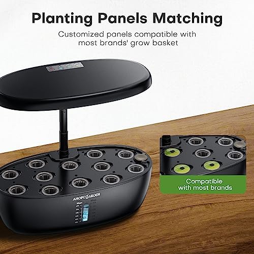 12-Pod Indoor Hydroponics Growing System with LED Light