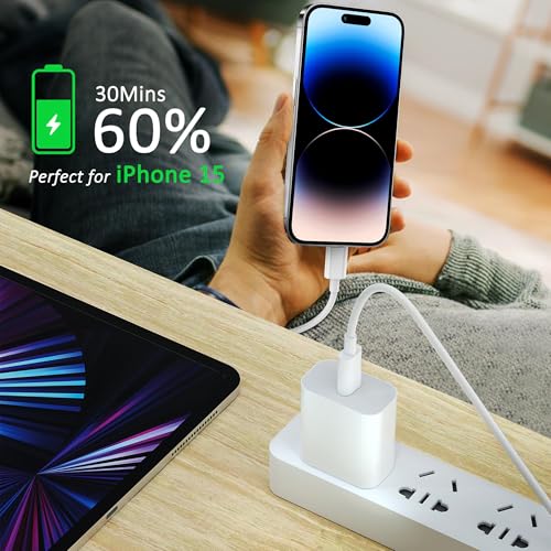 10ft USB-C to USB-C Fast Charging Cable Pack