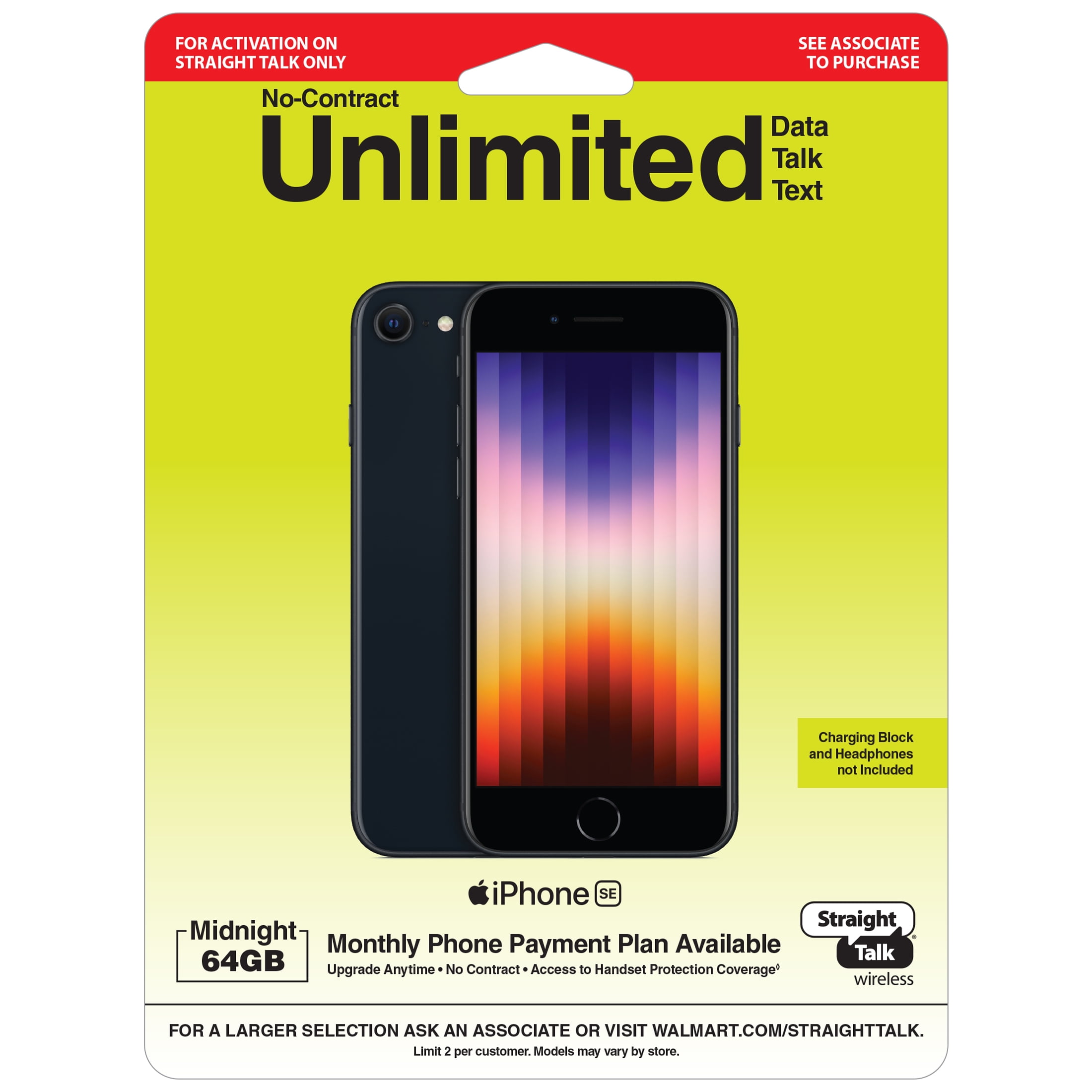 Apple iPhone SE (2022) 5G, 64GB - Midnight