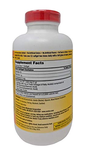 Kirkland Signature Omega-3 Fish Oil Softgels, 400 Count