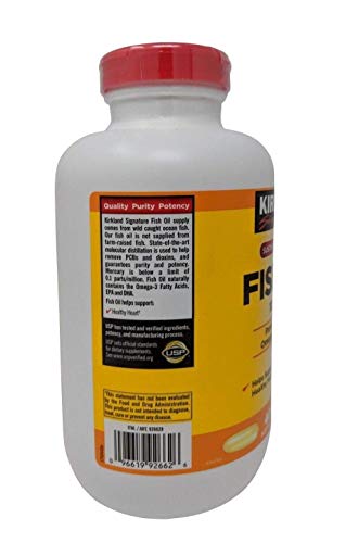Kirkland Signature Omega-3 Fish Oil Softgels, 400 Count