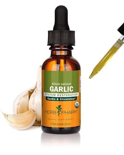 Organic Garlic Extract for Cardiovascular Health - 1oz