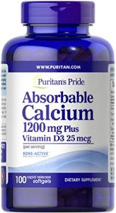Calcium + Vitamin D3 Softgels for Bones