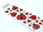 3D Ladybug Stickers for Kids' Fun Decor