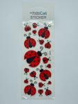 3D Ladybug Stickers for Kids' Fun Decor