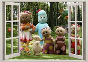 Iggle Piggle 3D Night Garden Wall Decal