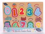 In the Night Garden Wooden Number Puzzle 1093