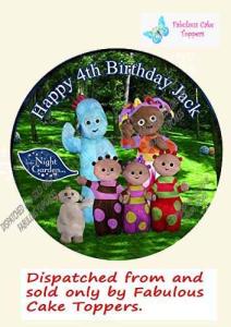 In The Night Garden Custom Cake Topper 7.5
