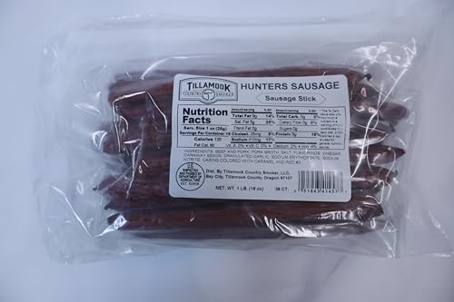 Tillamook Smoked Sausages, Hunter’s Meat Sticks, 36 Count