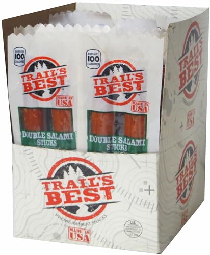 Trail's Best Double Salami Sticks - 20 Pack