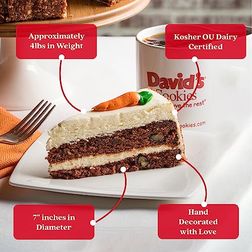 David's Cookies Pre-Sliced Layered Carrot Cake