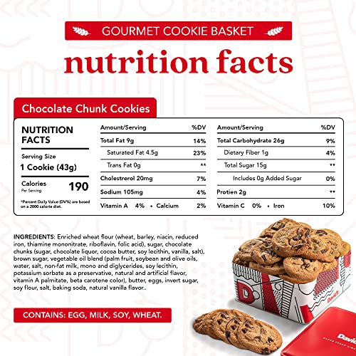 David's 2lbs Gourmet Chocolate Chunk Cookies