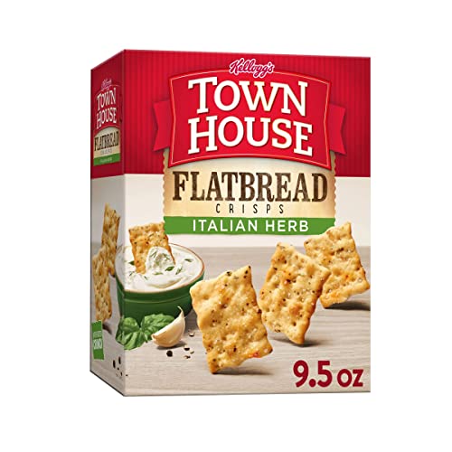 Italian Herb Flatbread Crisps for Parties, 9.5oz