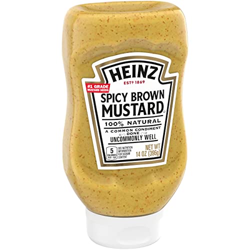 Heinz Natural Spicy Brown Mustard - 14 oz
