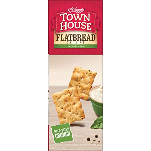 Italian Herb Flatbread Crisps for Parties, 9.5oz