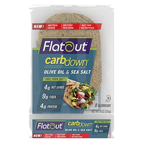 CarbDown Olive Oil & Sea Salt Flatbreads