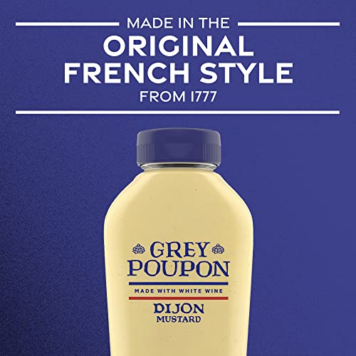 Grey Poupon Dijon Mustard - 10 oz Bottle