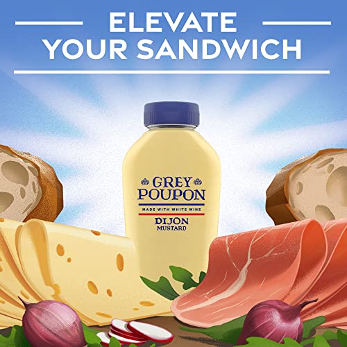 Grey Poupon Dijon Mustard - 10 oz Bottle