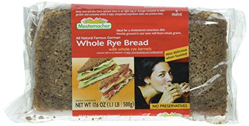 Mestemacher Rye Whole Bread, 17.6 oz