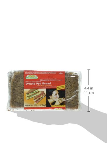 Mestemacher Rye Whole Bread, 17.6 oz