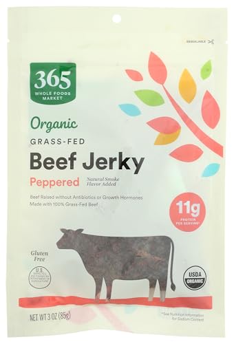 Organic Peppered Beef Jerky - 3 Ounces