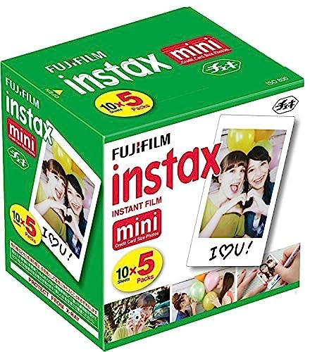 Fujifilm Instax Mini Instant Film - 50 Sheets