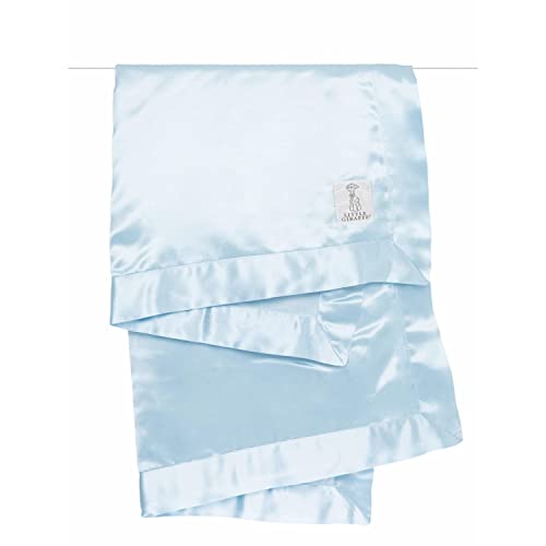 Little Giraffe Blue Velvet Baby Blanket 29x35