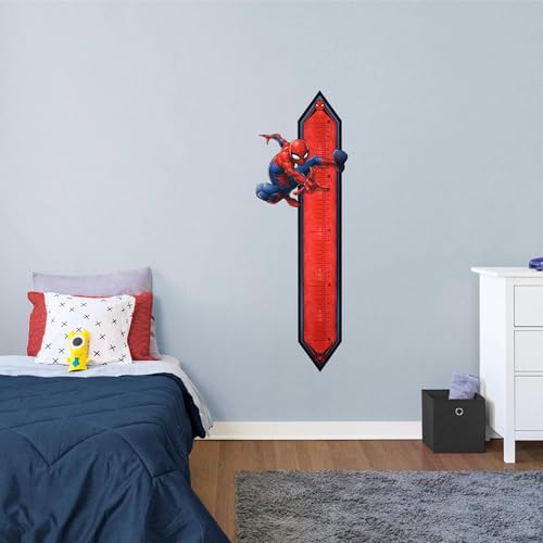 Spider-Man Action Growth Chart Wall Decal