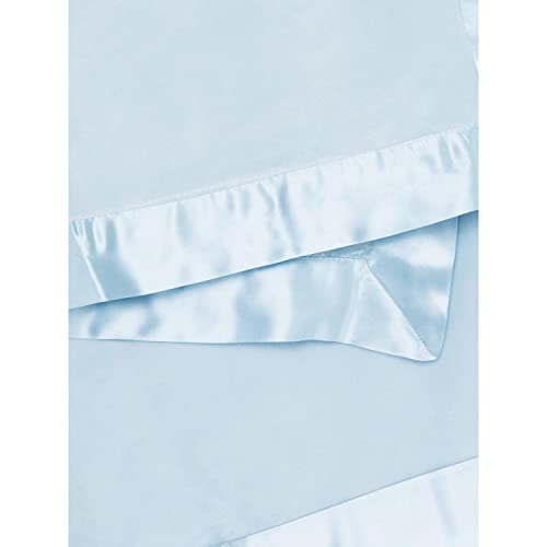 Little Giraffe Blue Velvet Baby Blanket 29x35