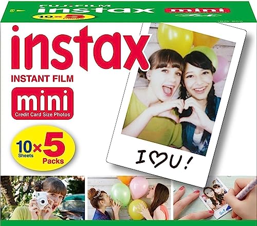 Fujifilm Instax Mini Instant Film - 50 Sheets
