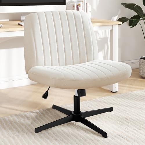 Stylish Criss Cross Armless Office Desk Chair