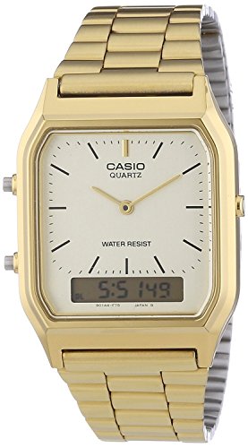 Casio AQ230GA-9D Dual Time Metal Watch - Trending!