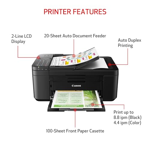 Canon PIXMA TR4720 Wireless All-in-One Printer