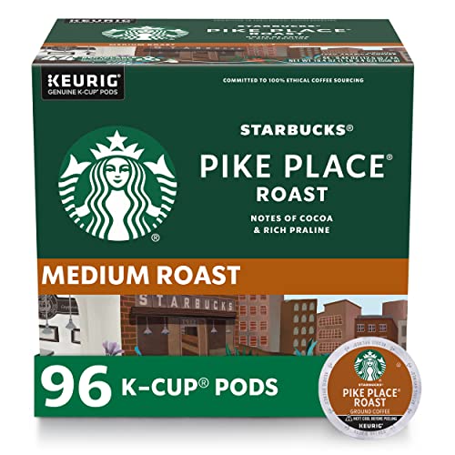 Starbucks Pike Place Roast K-Cup Pods, 96 Count