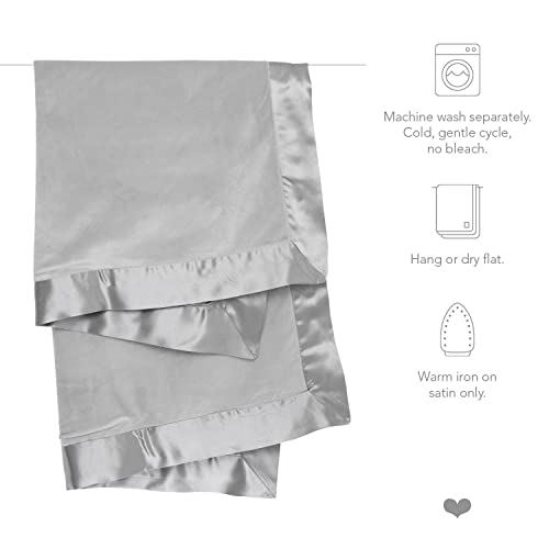 Little Giraffe Blue Velvet Baby Blanket 29x35